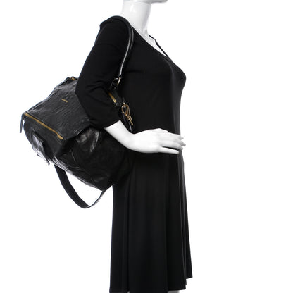 Givenchy Tumbled Sheepskin Large Pandora Black 2 of 19