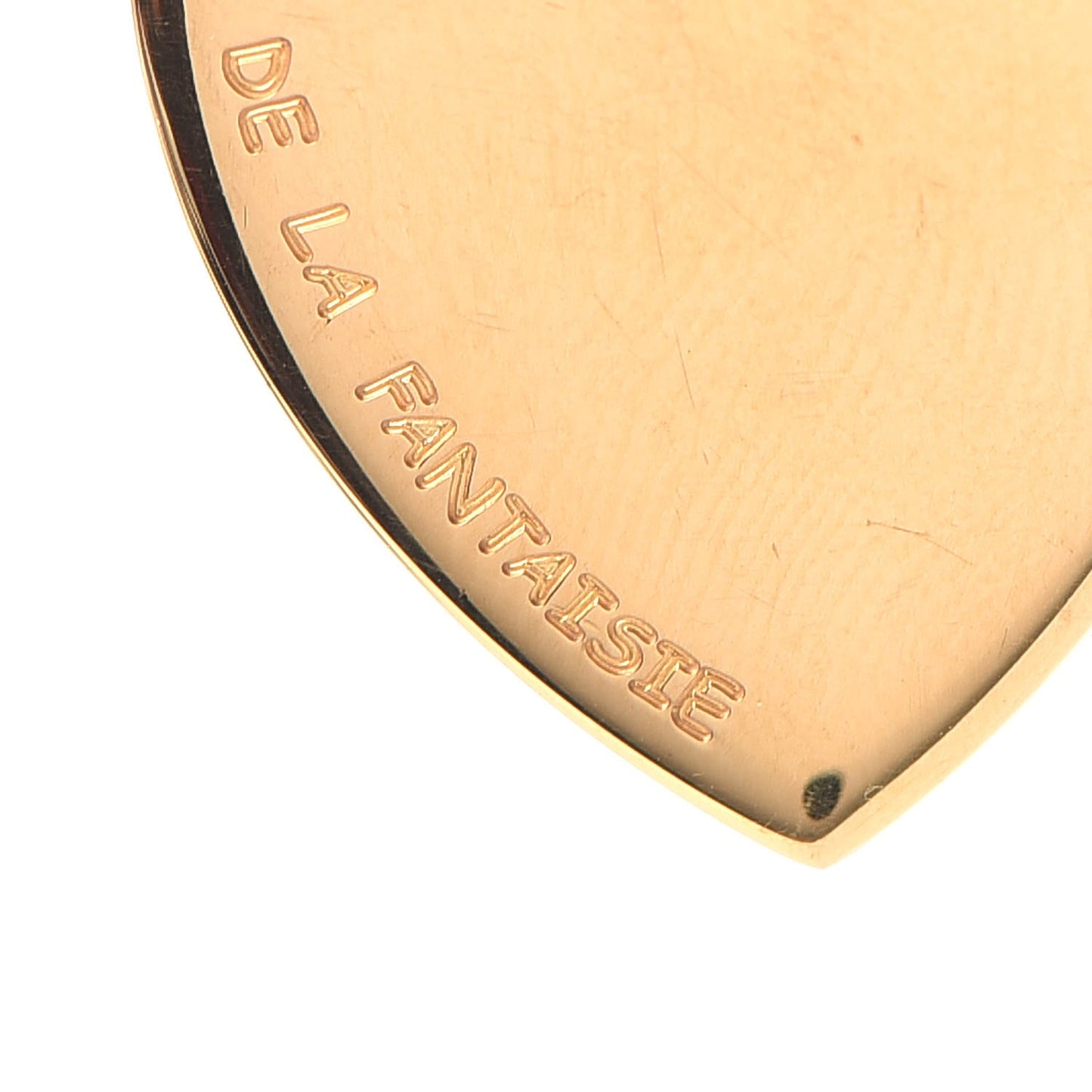Annee De La Fantaisie Heart Cadena Lock Gold
