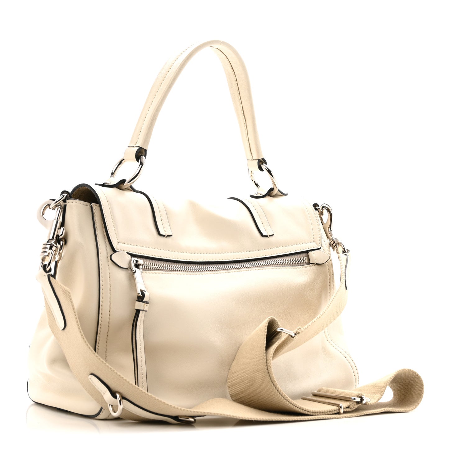 Grace Lux Messenger White