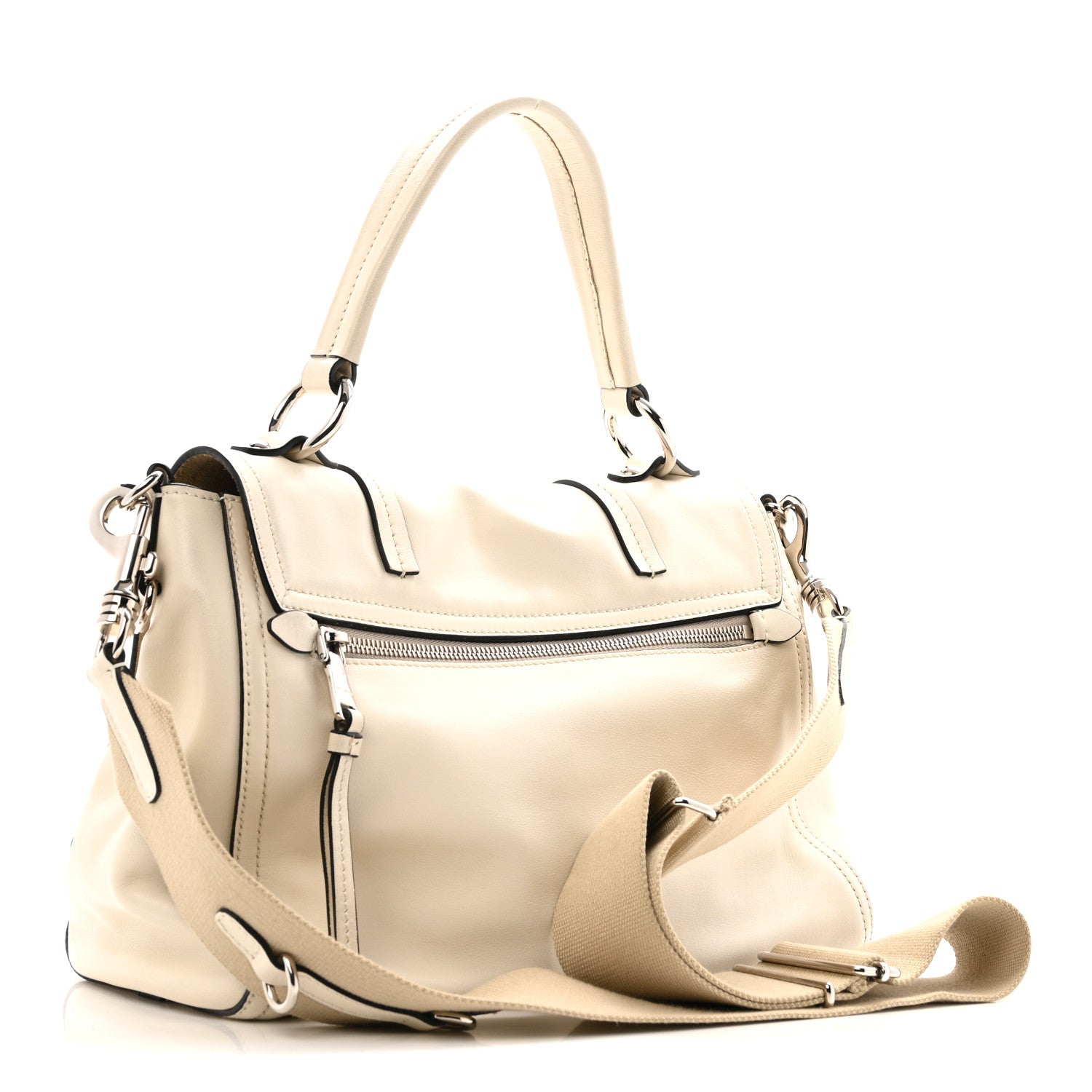 Miu Miu Grace Lux Messenger White 3 of 16