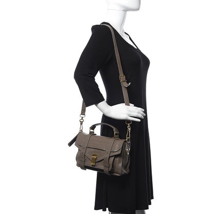 Proenza Schouler Lambskin Tiny PS1 Satchel Smoke 2 of 14