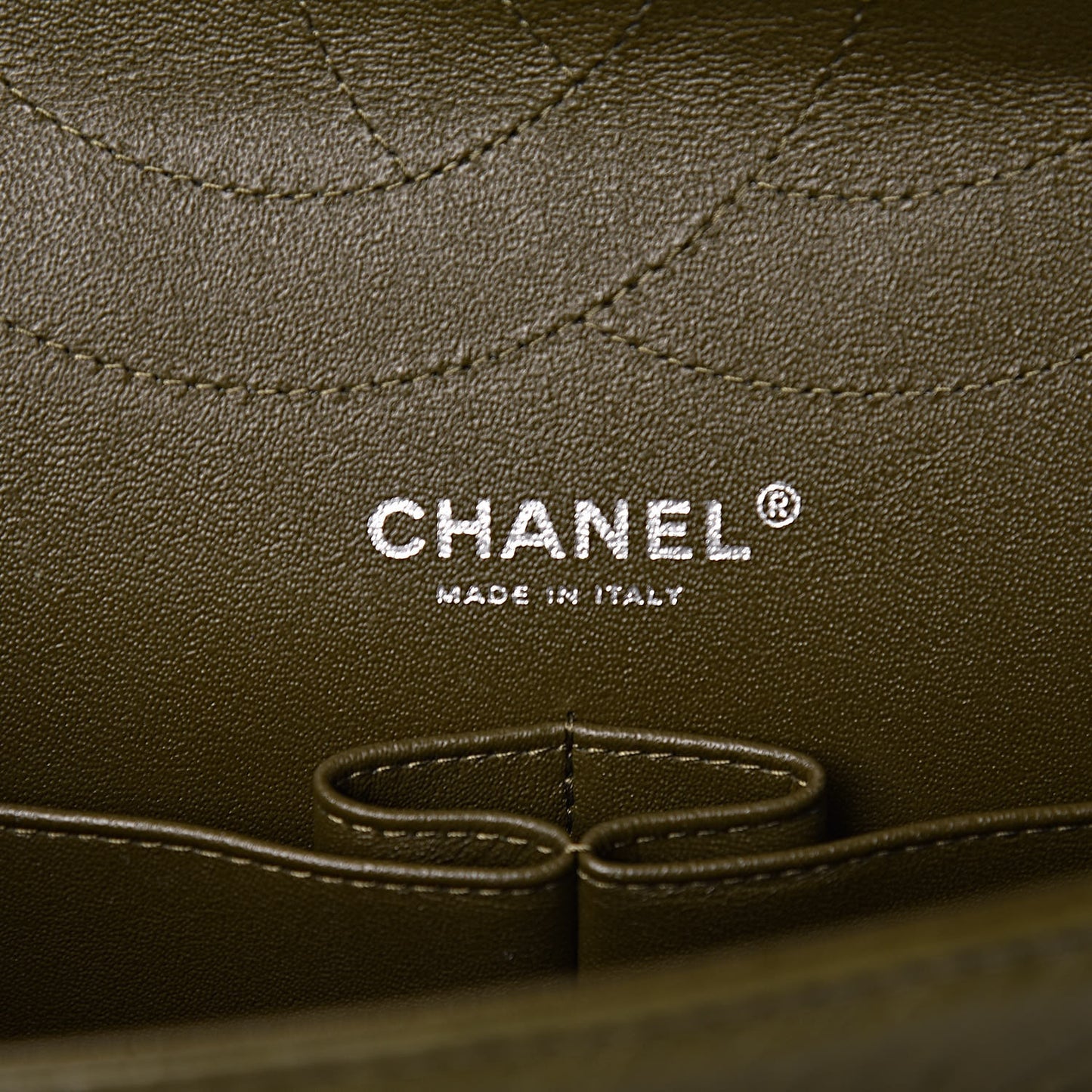 Aged Calfskin Quilted 2.55 Reissue 227 Flap Dark Green