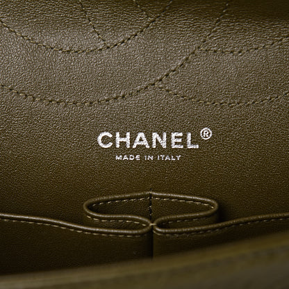 Chanel Aged Calfskin Quilted 2.55 Reissue 227 Flap Dark Green 7 of 9