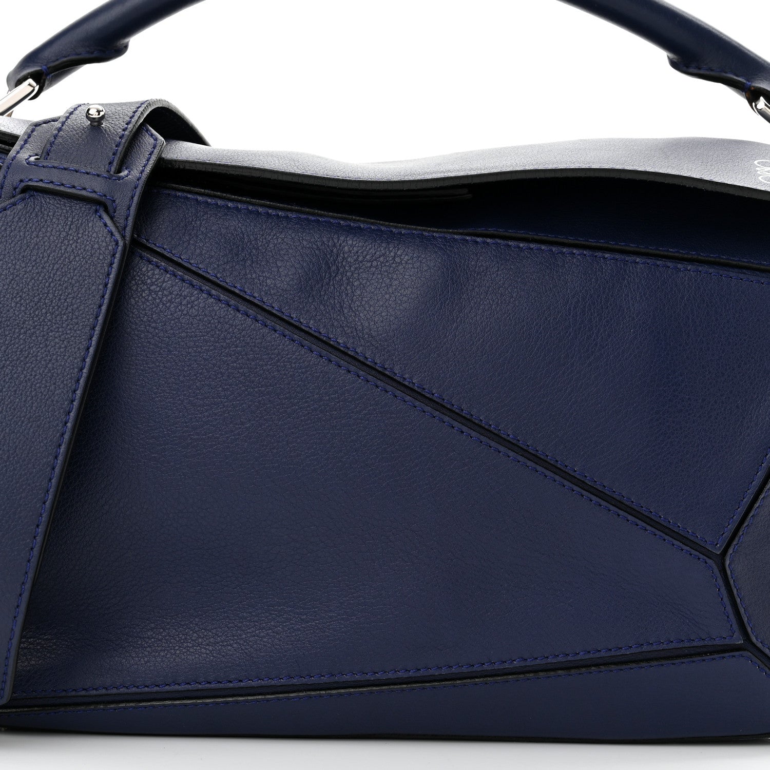 Loewe Calfskin Medium Puzzle Bag Marine 7 of 9