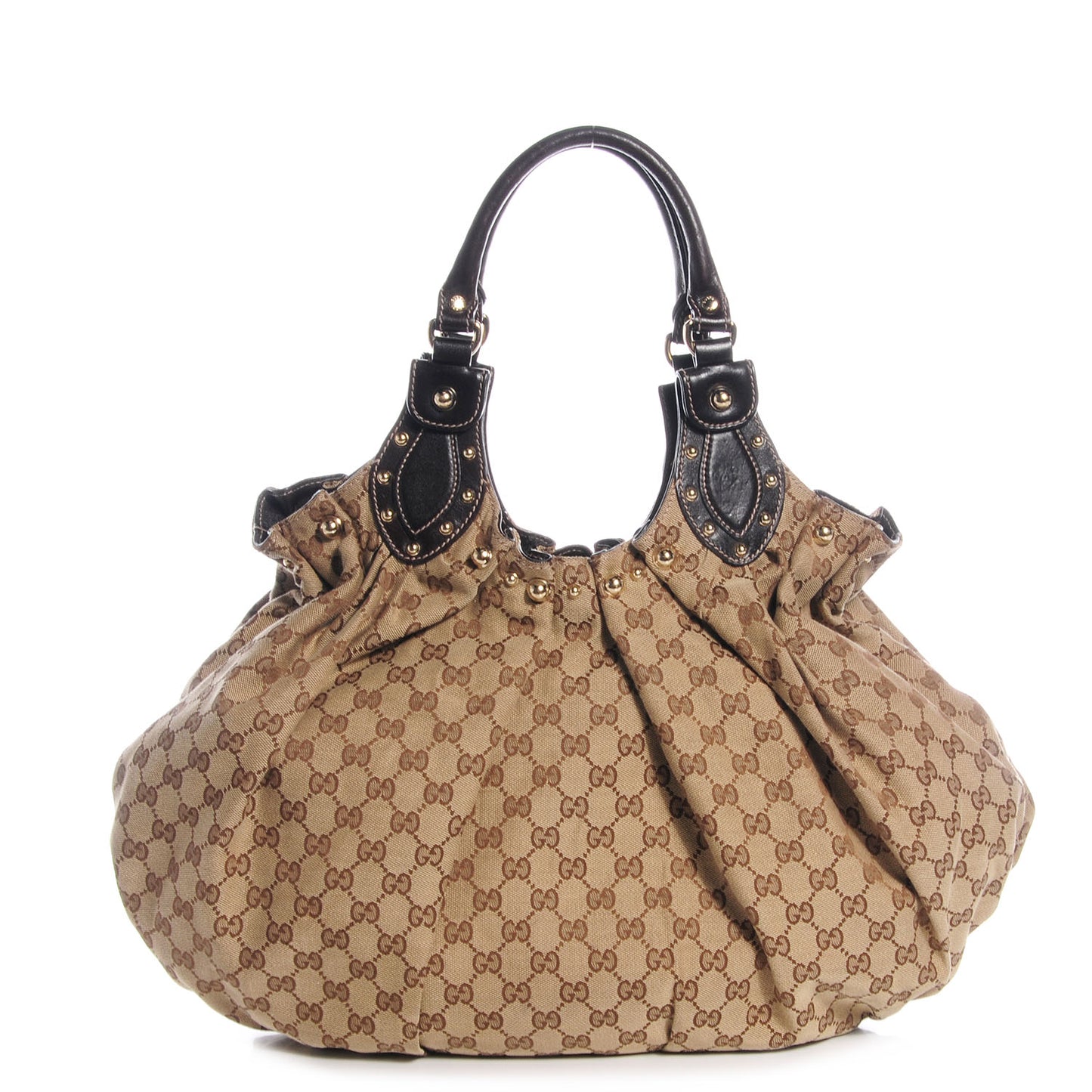 Monogram Studded Pelham Tote Ebony