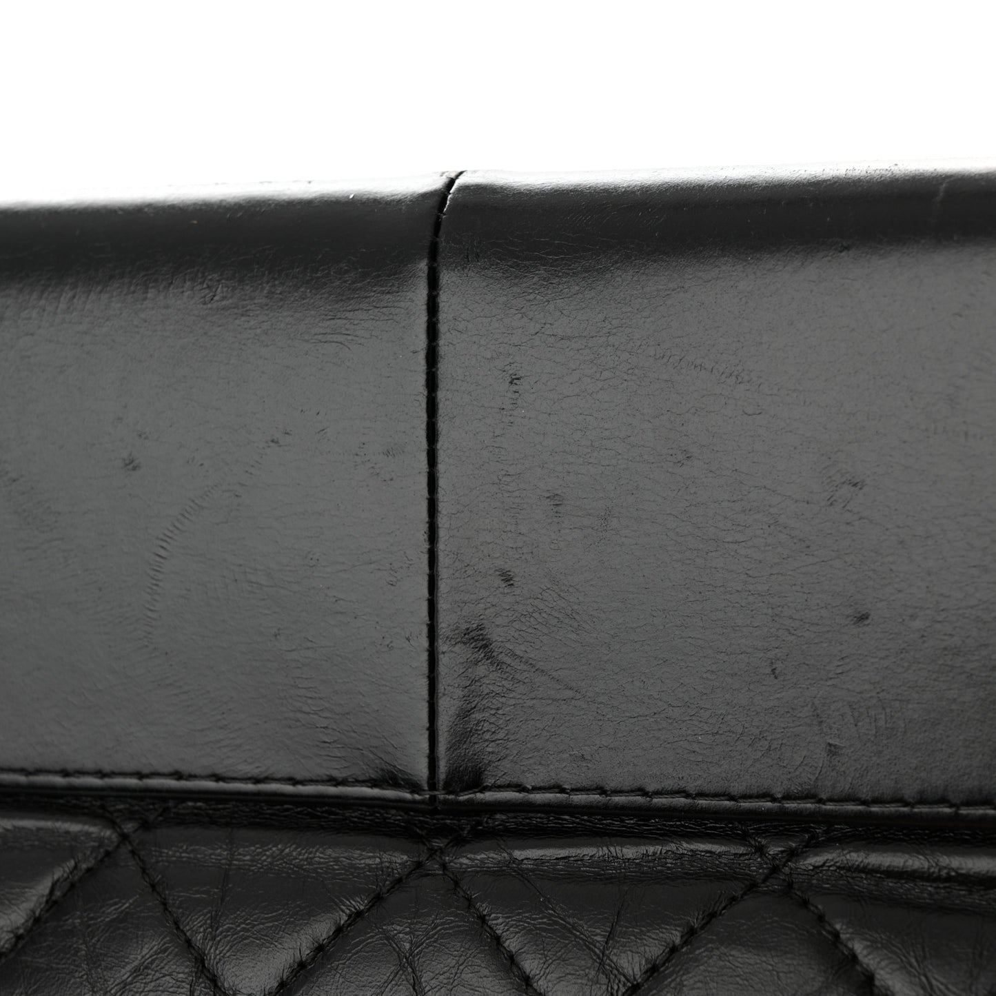 Aged Calfskin Quilted Large Gabrielle Hobo Black