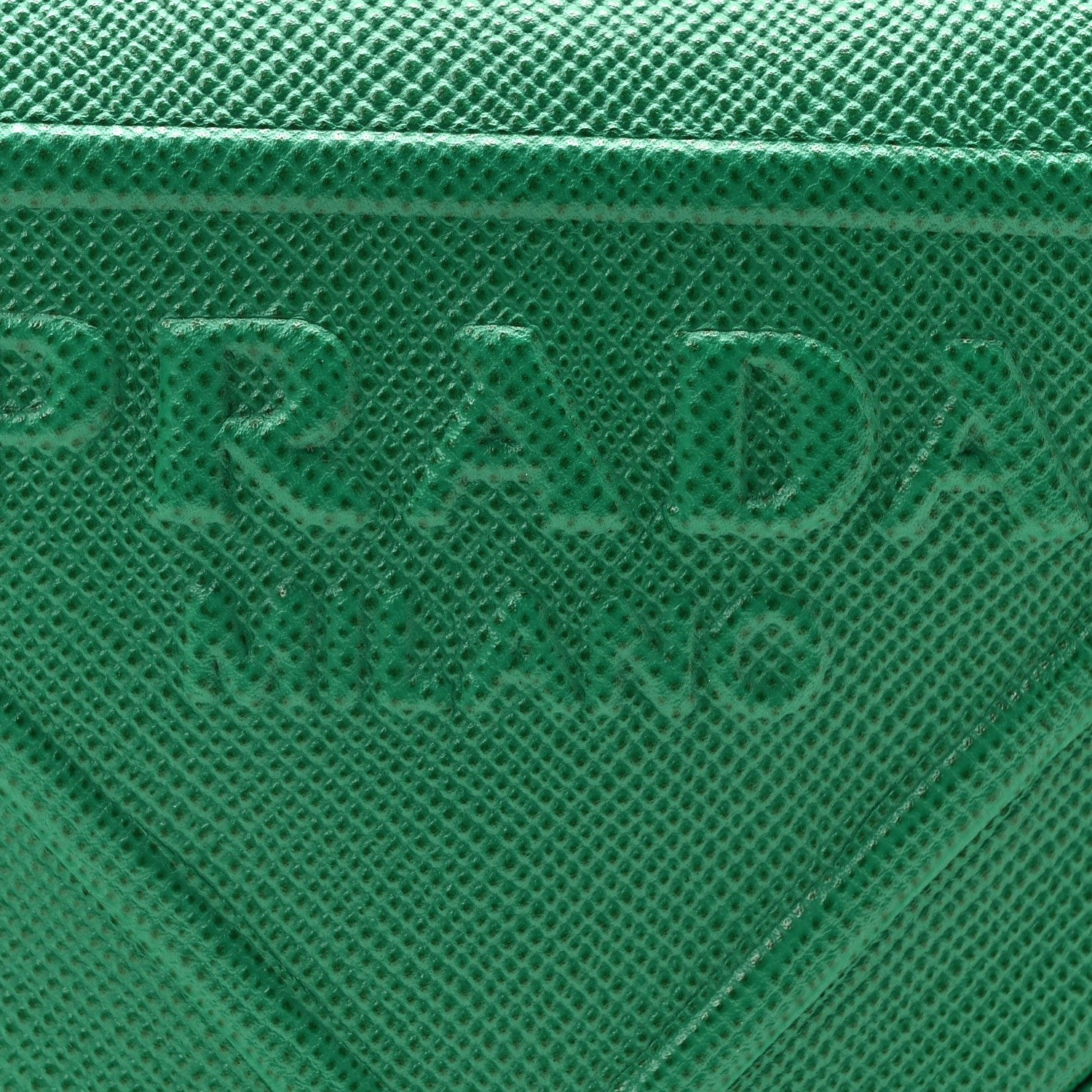 Prada Saffiano Lux Triangle Shoulder Bag Mango 7 of 9