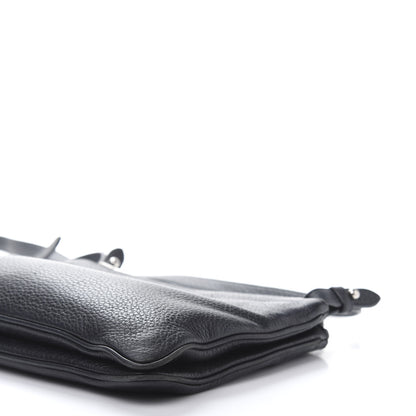 Prada Vitello Daino Double Zip Crossbody Bag Black 8 of 12