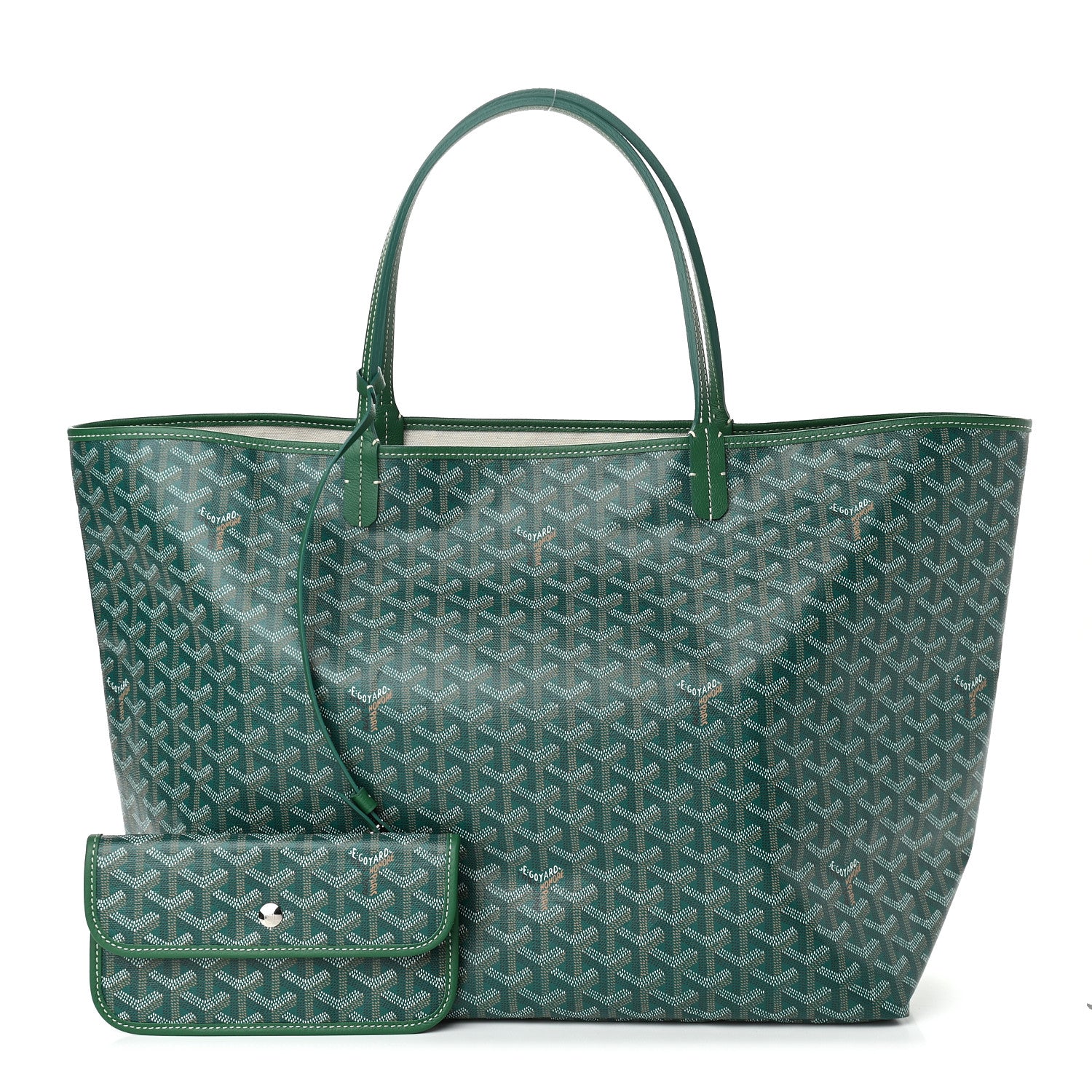 Goyard Goyardine Saint Louis GM Green 4 of 8