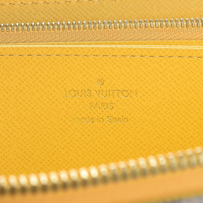 Louis Vuitton Damier Azur Zippy Wallet Jaune Pale 6 of 9