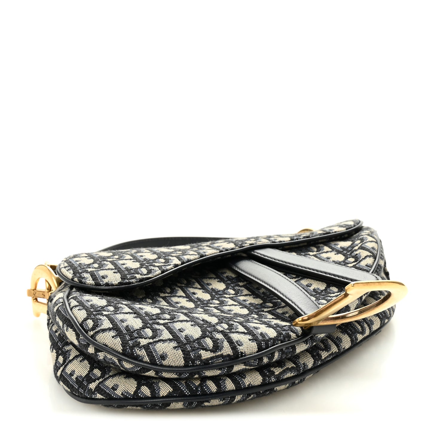 Oblique Saddle Bag Blue