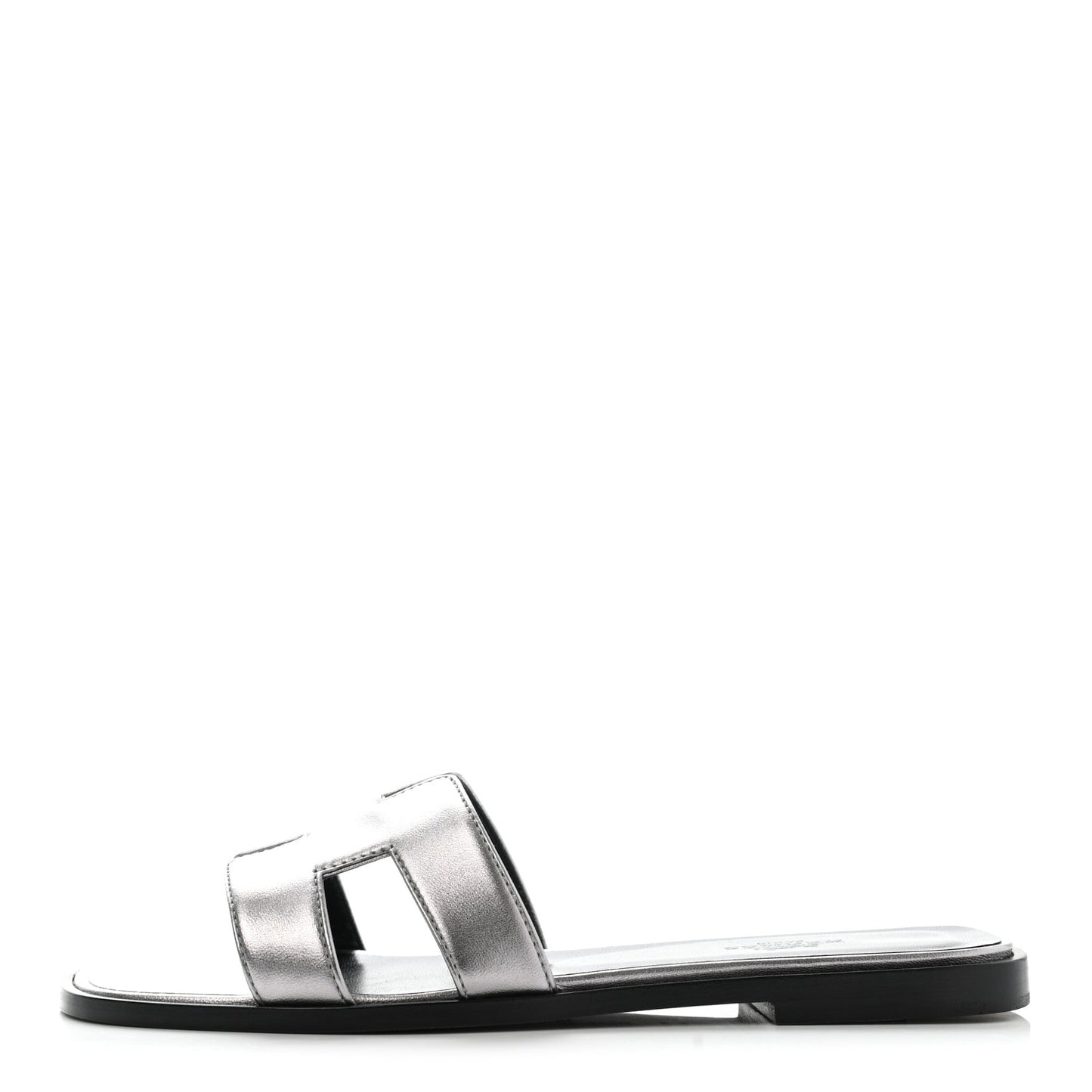 Metallic Nappa Oran Sandals 36.5 Argent