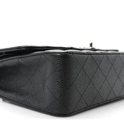 Chanel Caviar Quilted Medium Double Flap Black 9 of 10