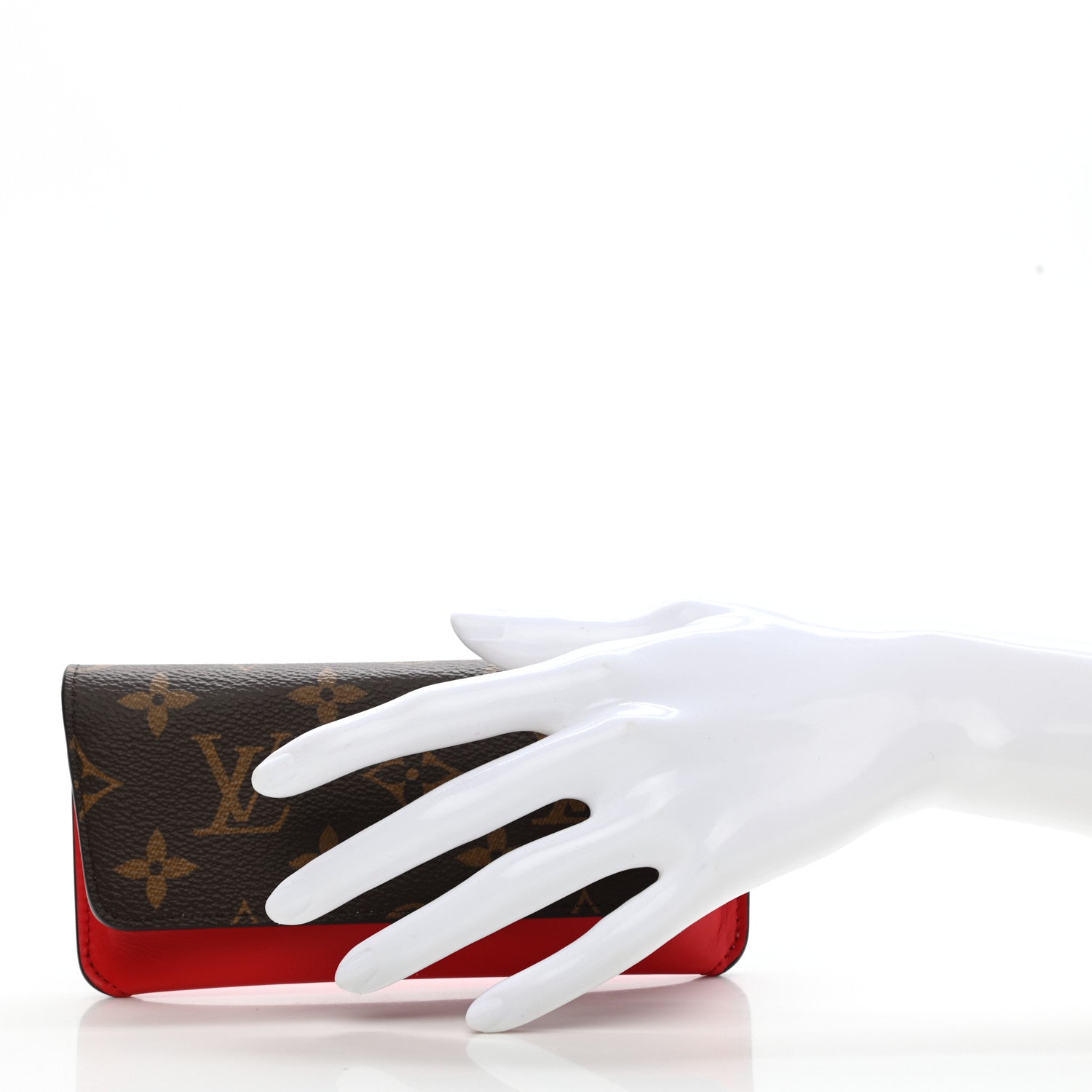 Louis Vuitton Monogram Woody Glasses Case Rouge 2 of 9
