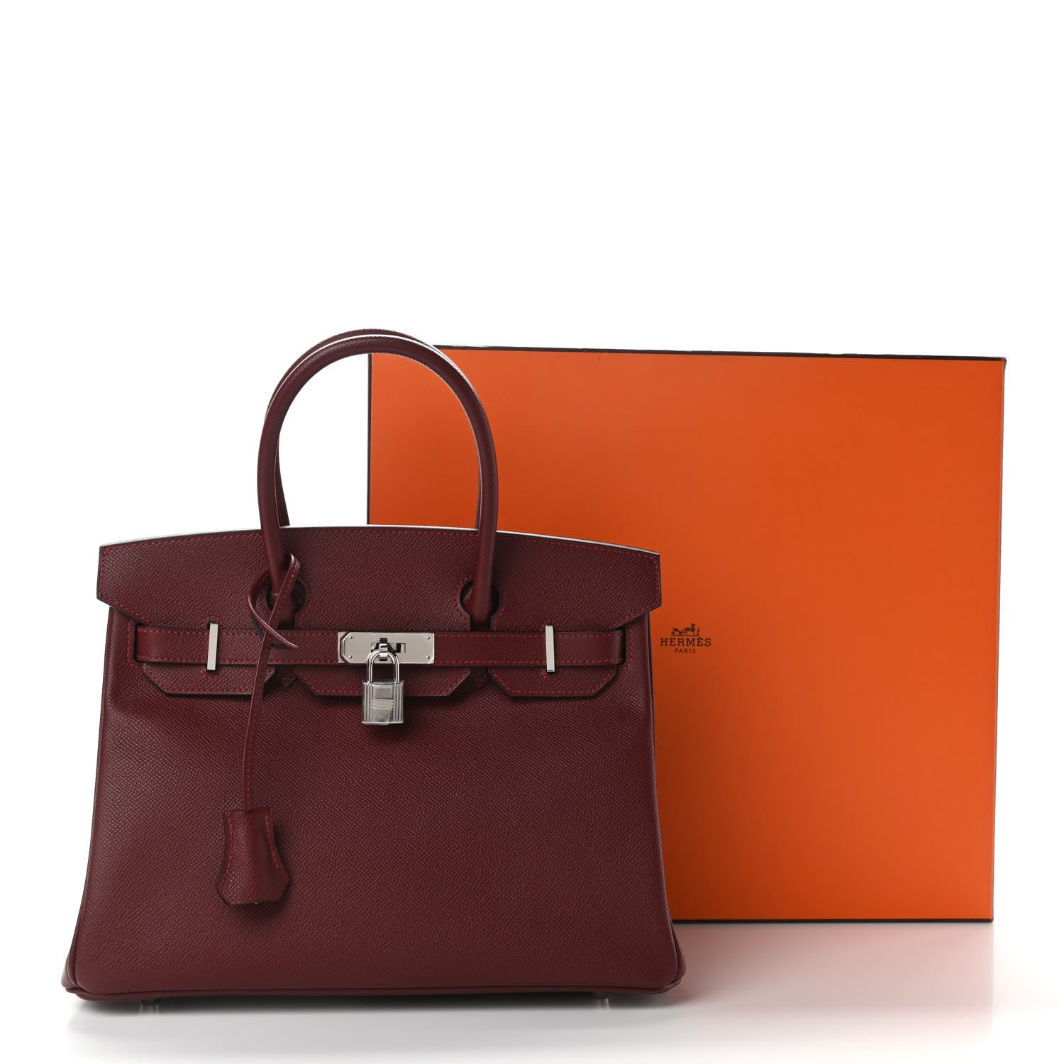 Hermes Epsom Birkin 30 Rouge H 11 of 11