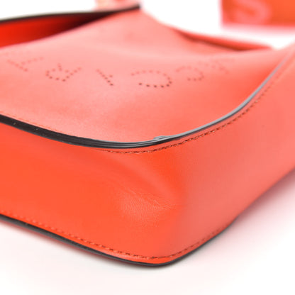 Stella McCartney Eco Alter Nappa Perforated Logo Tiny Crossbody Orange 8 of 8