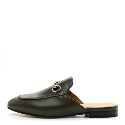 Gucci Calfskin Womens Princetown Slippers 37 Luscious Green 1 of 10