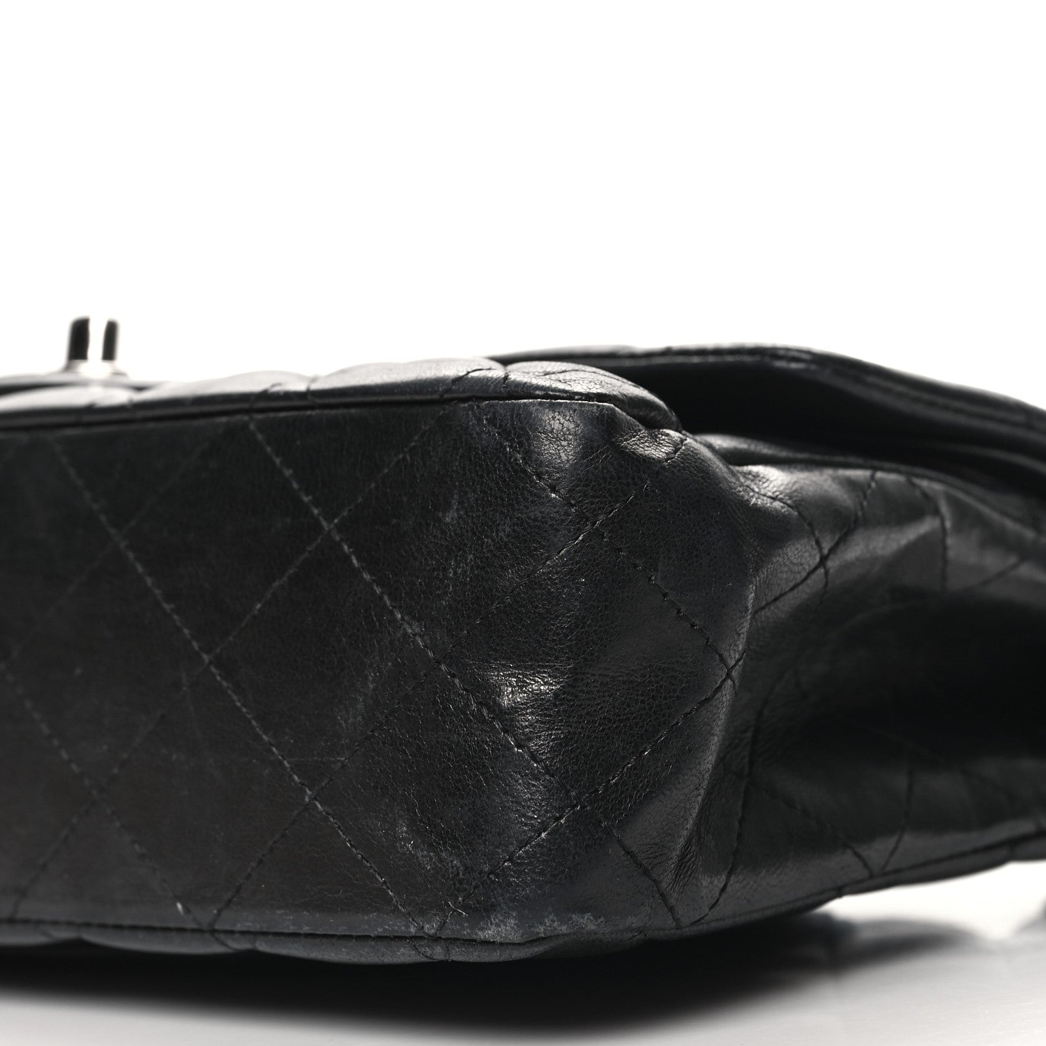 Chanel Lambskin Quilted Medium Double Flap Black 10 of 13