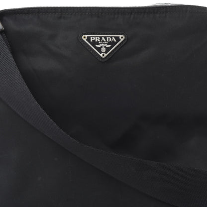 Prada Tessuto Nylon Messenger Bag Black 8 of 13