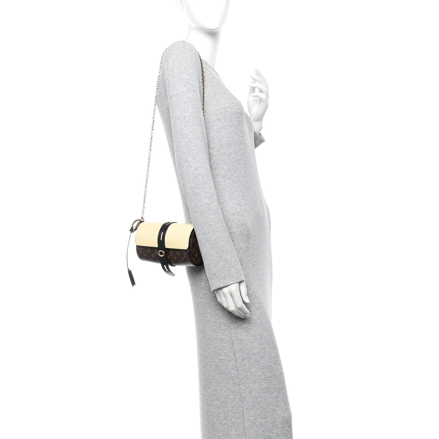 Epi Monogram Glasses Case White