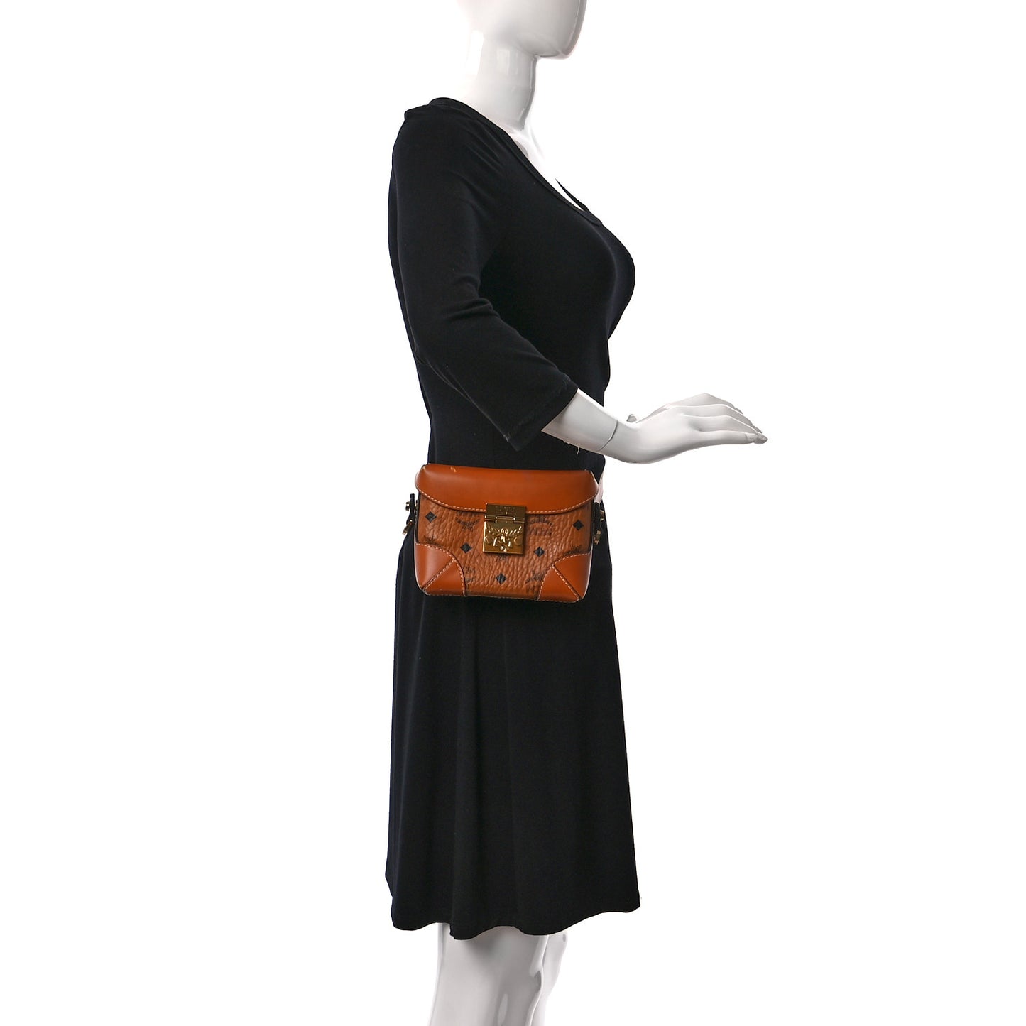 Visetos Soft Berlin Convertible Belt Bag Cognac