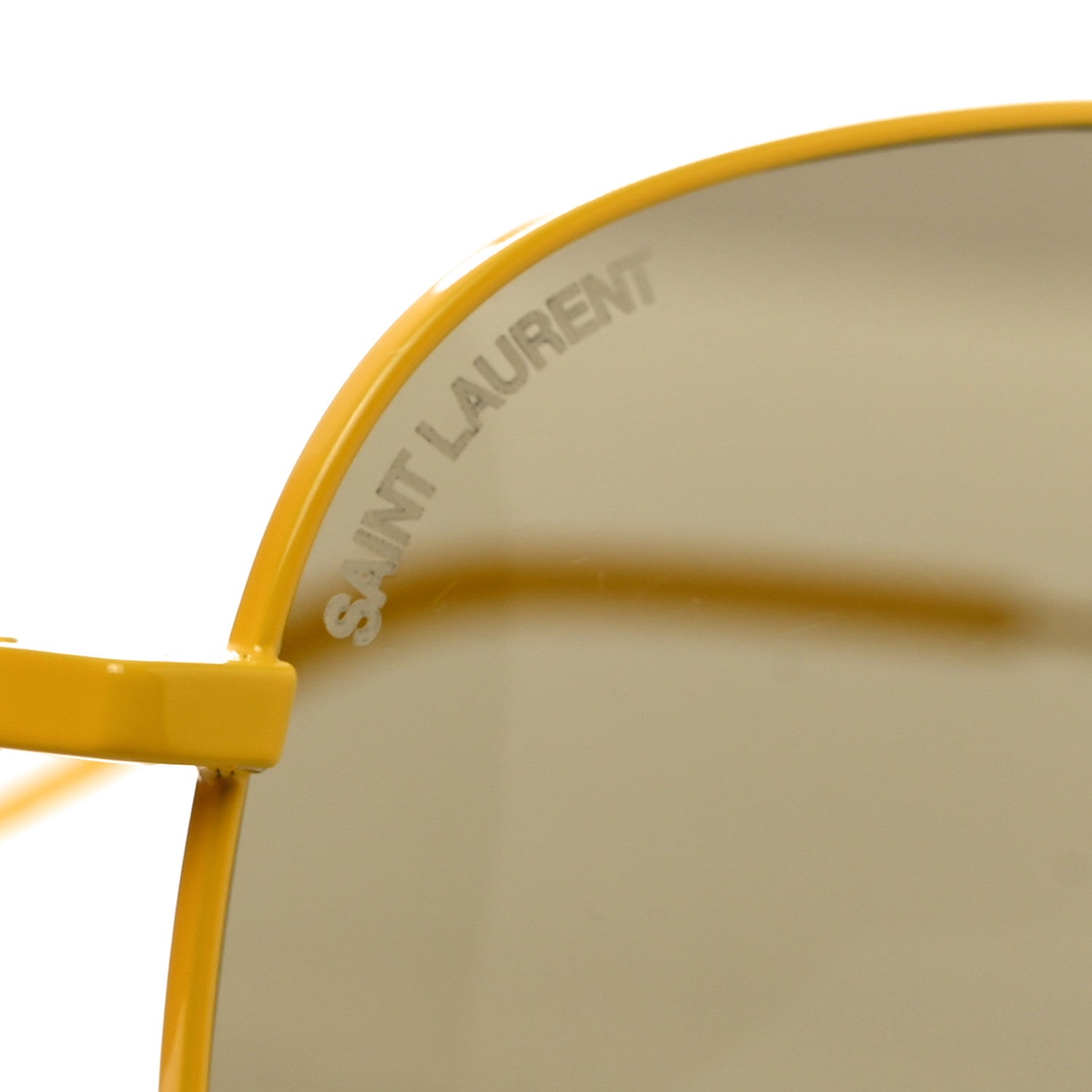 Saint Laurent Aviator Classic 11 Sunglasses Yellow 7 of 7