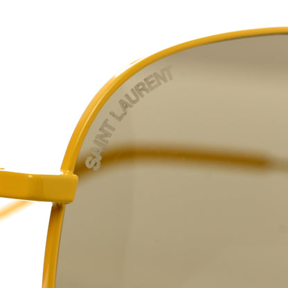 Saint Laurent Aviator Classic 11 Sunglasses Yellow 7 of 7
