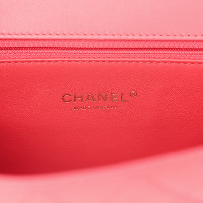 Chanel Caviar Quilted Medium CC Filigree Flap Pink 6 of 10