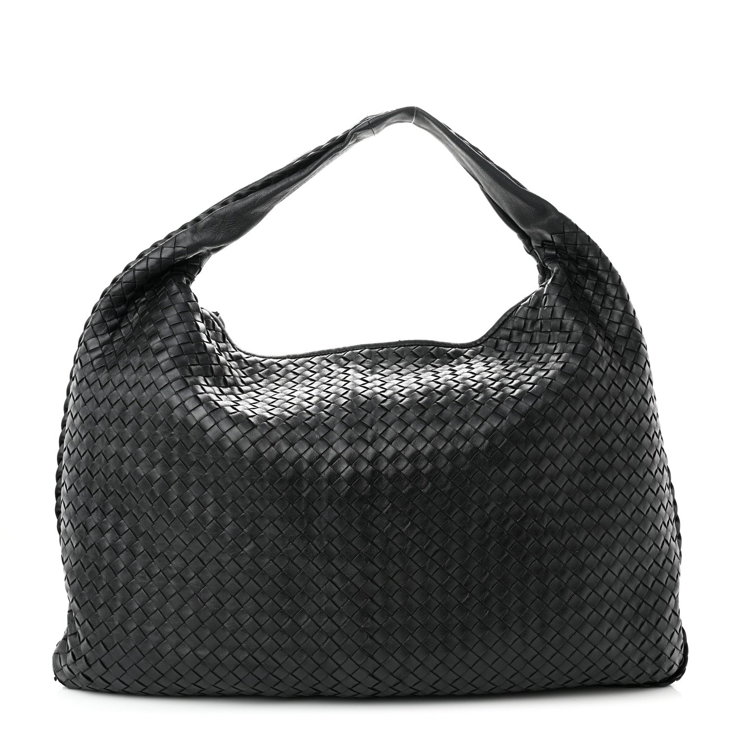 Bottega Veneta Nappa Intrecciato Maxi Veneta Hobo Black 1 of 12
