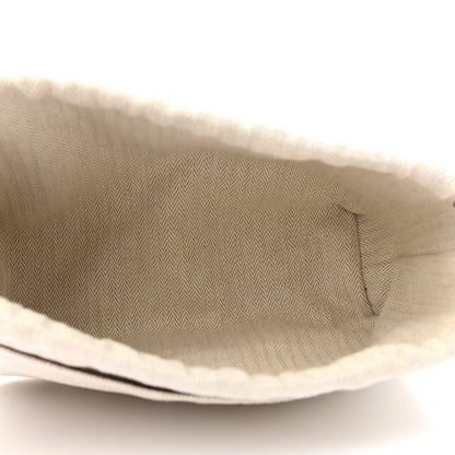 Hermes Canvas Barenia Fourbi 20 PM Pouch Naturel Fauve 5 of 8