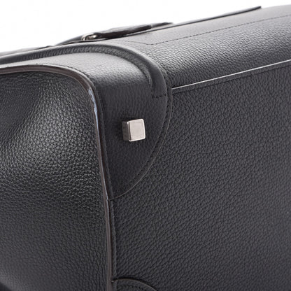 Celine Drummed Calfskin Mini Luggage Black 9 of 12