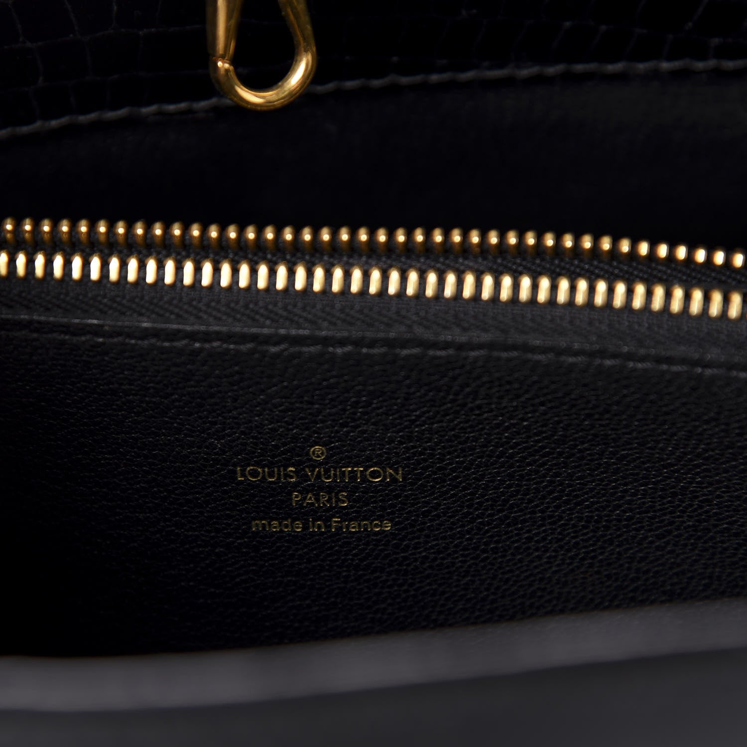 Louis Vuitton Crocodile Brilliant Montaigne MM Black 11 of 12