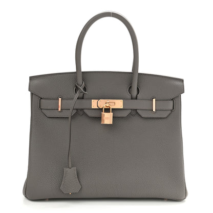 Hermes Togo Birkin 30 Etain 1 of 11
