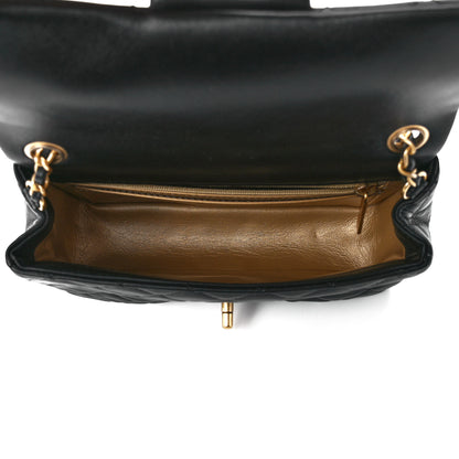 Chanel Lambskin Quilted Mini Rectangular Pearl Crush Flap Black 5 of 12