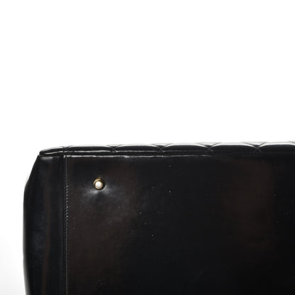 Chanel Patent Quilted Grand Shopping Tote GST Black 11 of 11