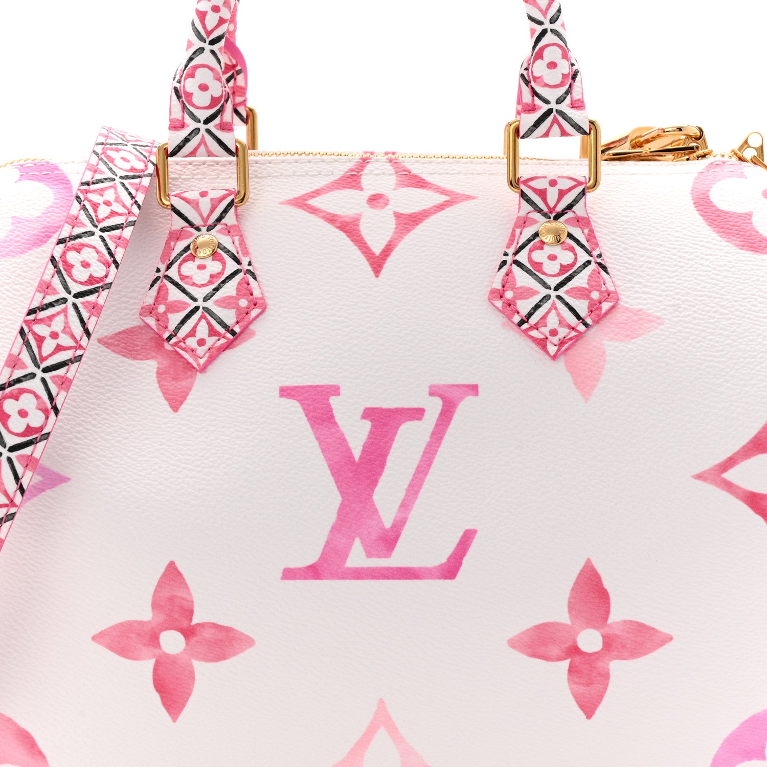 Louis Vuitton Monogram Giant By The Pool 2.0 Speedy Bandouliere 25 Rose 7 of 9