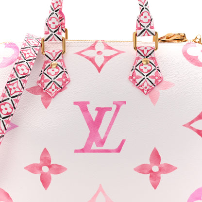 Louis Vuitton Monogram Giant By The Pool 2.0 Speedy Bandouliere 25 Rose 7 of 9