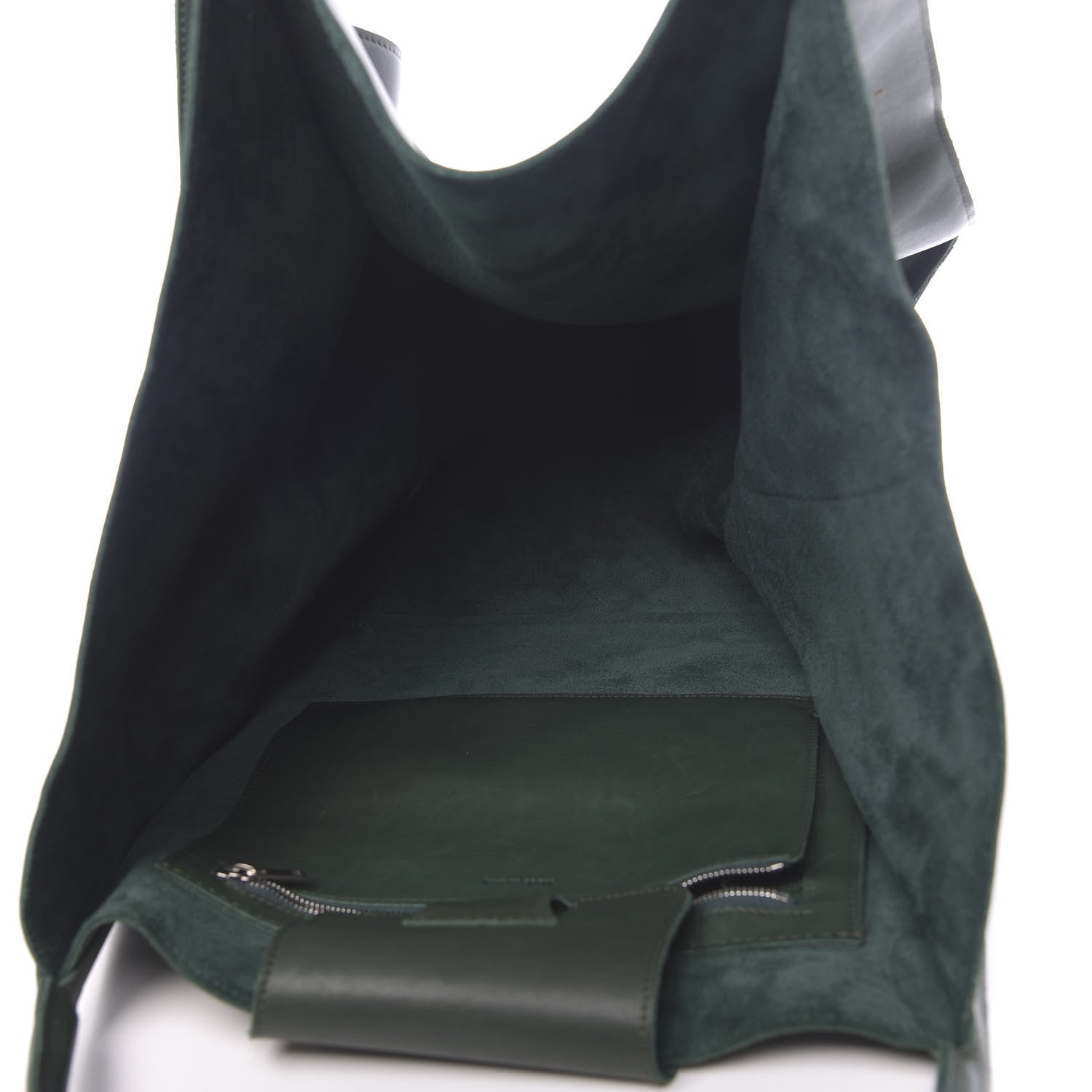 Celine Smooth Calfskin Medium Big Bag Dark Green 5 of 10