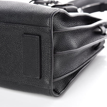 Saint Laurent Grained Calfskin Baby Sac De Jour Souple Black 6 of 12