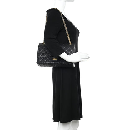 Chanel Aged Calfskin Quilted 2.55 Reissue 226 Flap Black 2 of 10