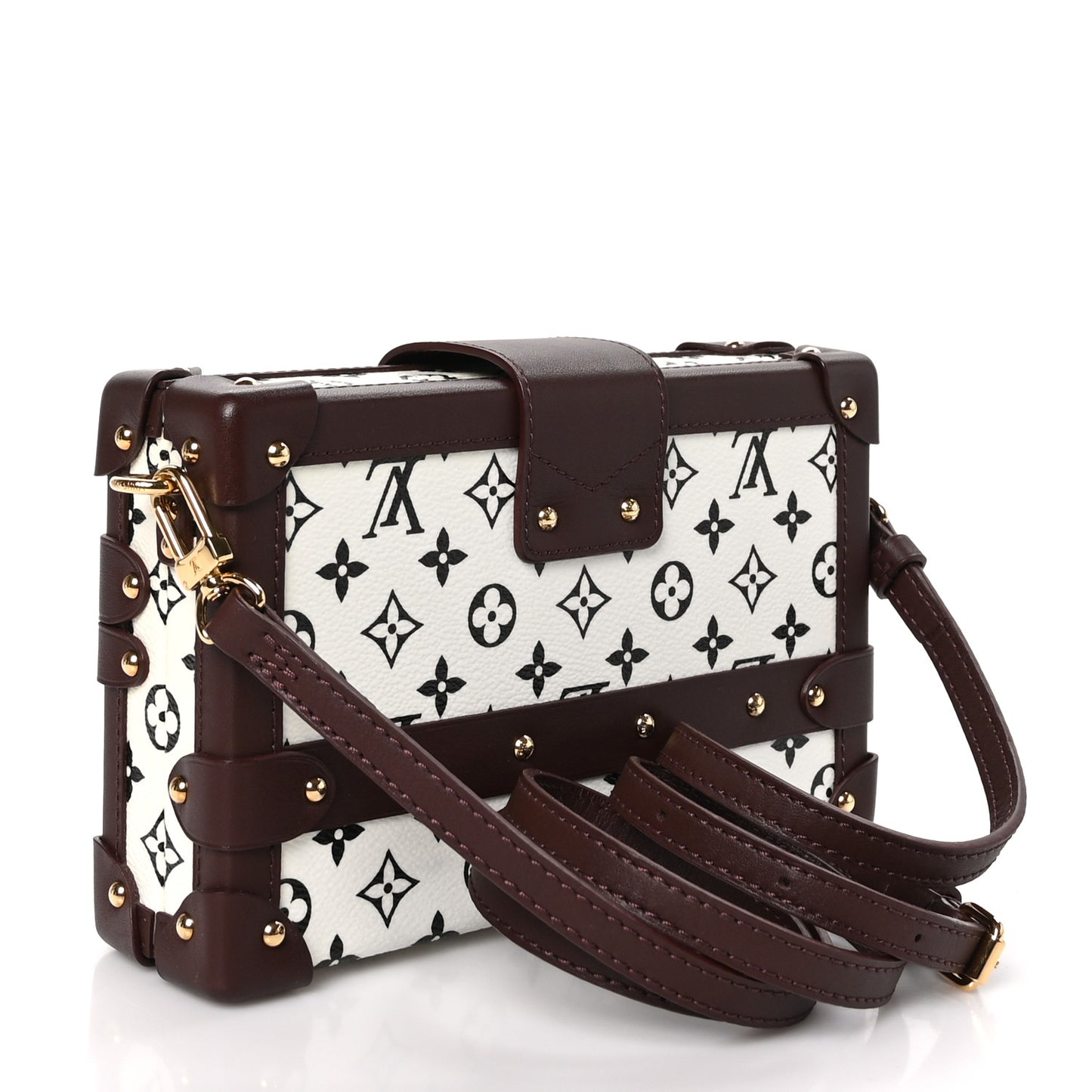 Monogram Petite Malle Black White
