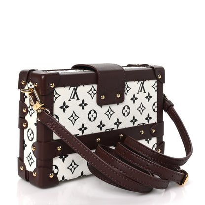 Louis Vuitton Monogram Petite Malle Black White 3 of 9