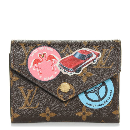 Louis Vuitton Monogram World Tour Victorine Wallet 1 of 6
