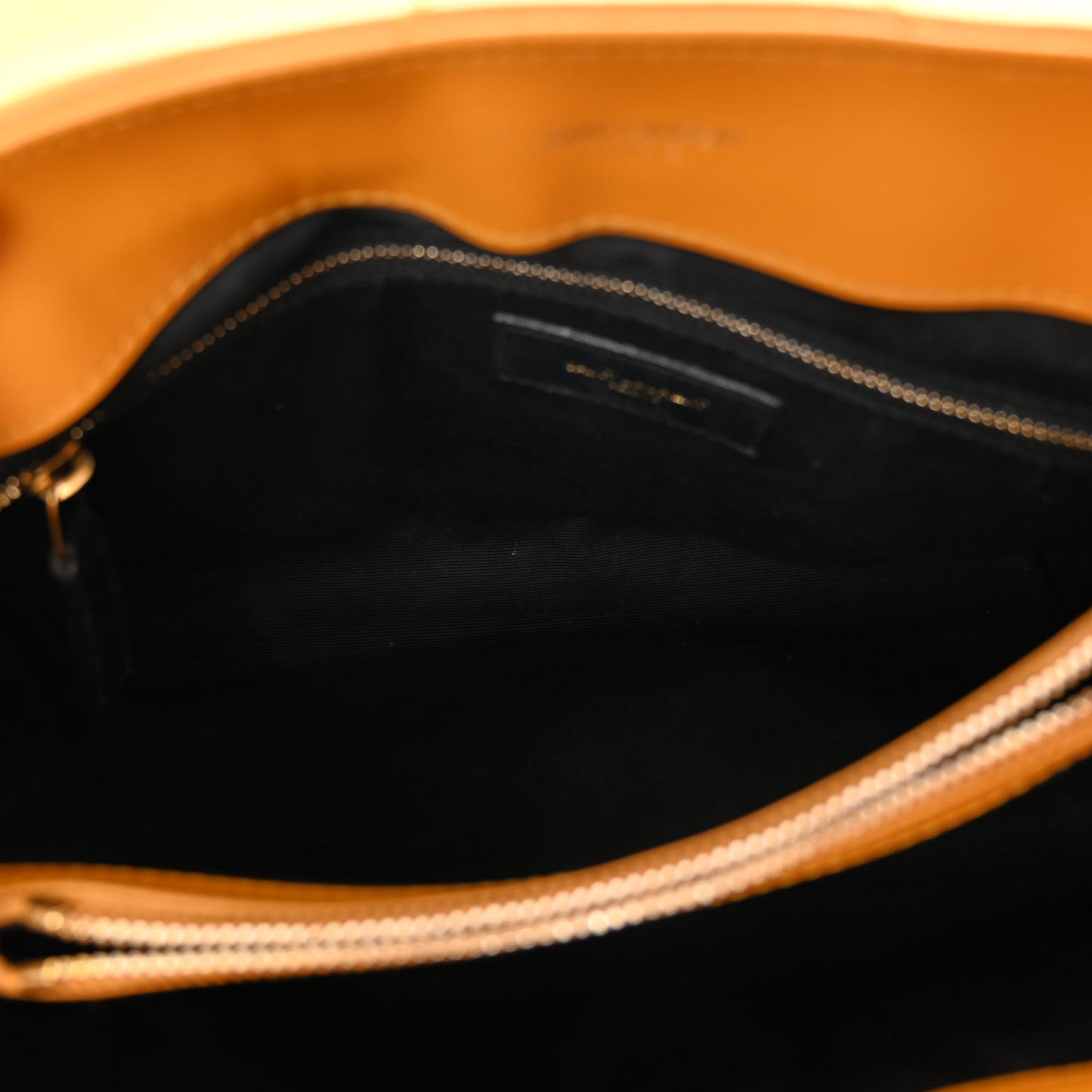 Calfskin Y Quilted Monogram Medium Loulou Chain Satchel Cheddar