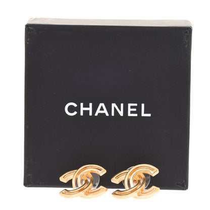 Chanel Metal Obazine CC Earrings Gold 5 of 5