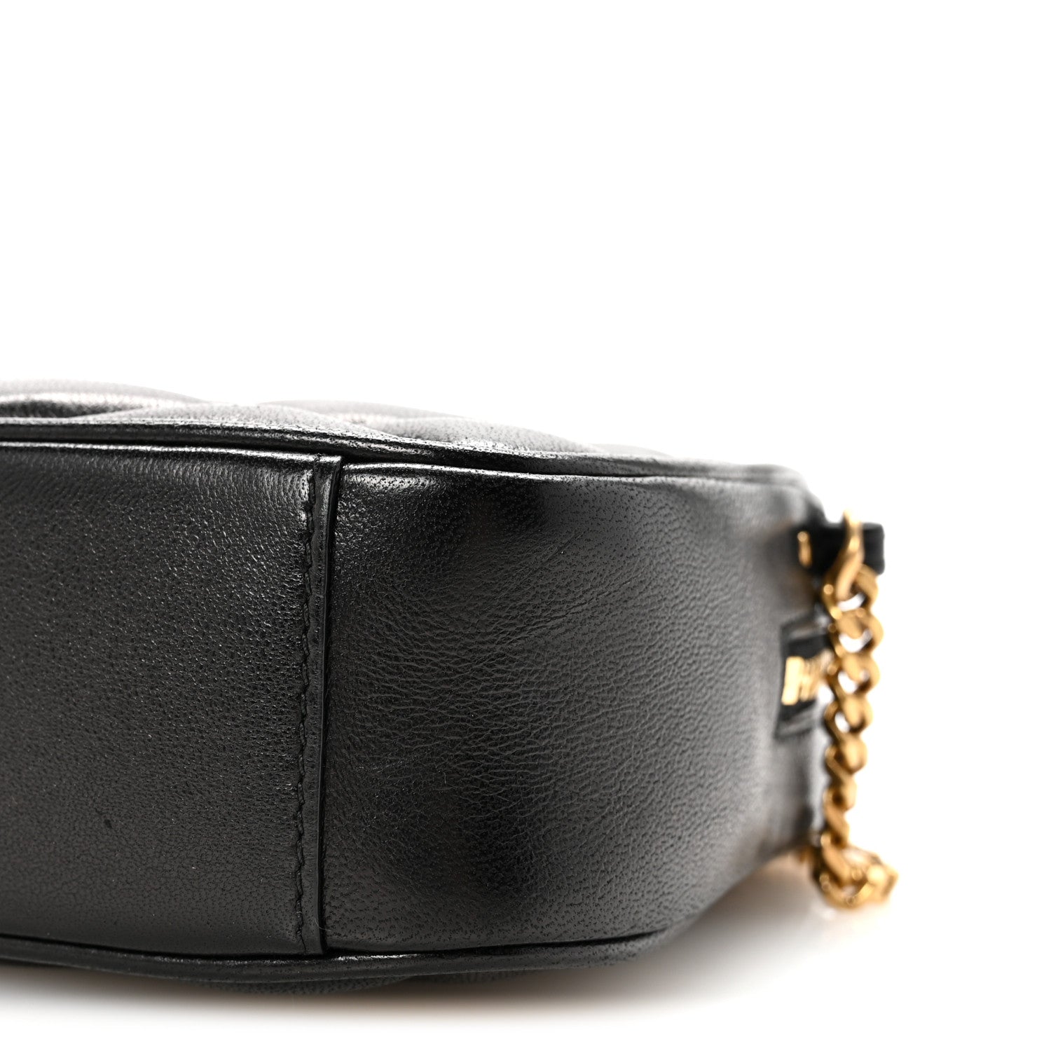 Saint Laurent Lambskin Quilted Mini Camera Bag Black 10 of 10