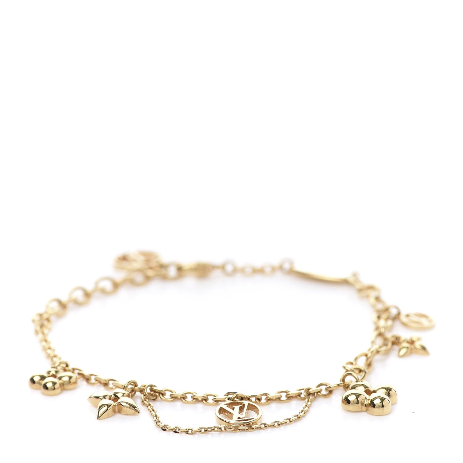 Louis Vuitton Metal Monogram Blooming Supple Bracelet 1 of 6