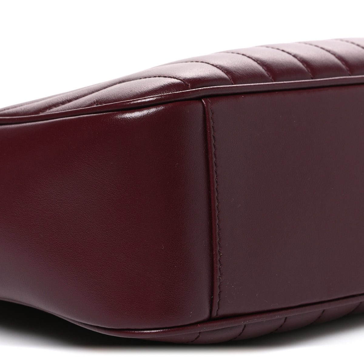 Saint Laurent Calfskin Matelasse Joan Camera Bag Rouge Legion 8 of 9