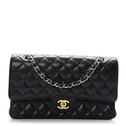 Chanel Caviar Quilted Medium Double Flap Black 1 of 10