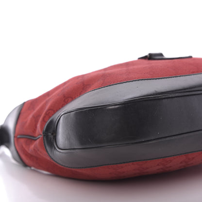 Gucci Monogram Jackie O Hobo Red 6 of 9